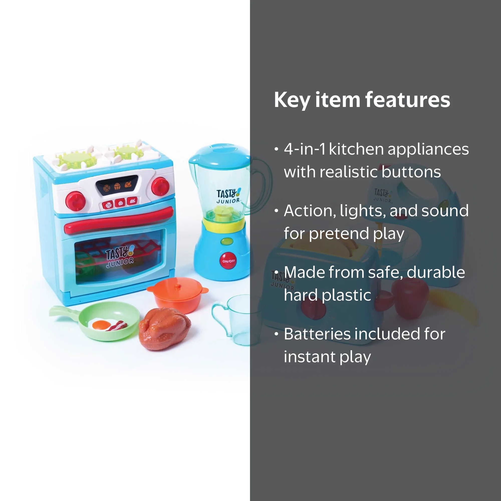 Tasty Jr. Mini Chef 4-in-1 Playset - Walmart.com