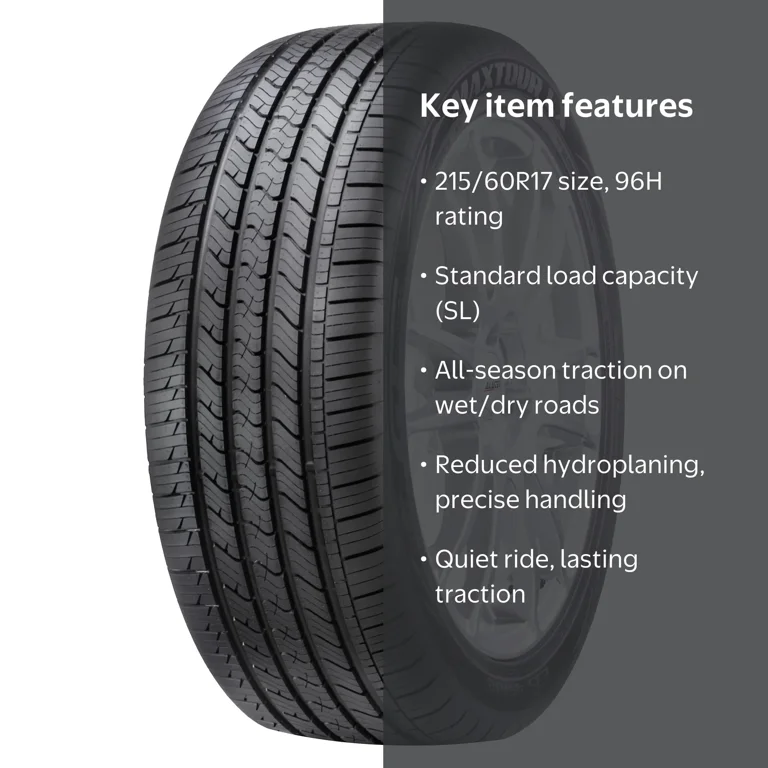 GT Radial Maxtour LX All-Season Passenger Tire, 215/60R17 96H