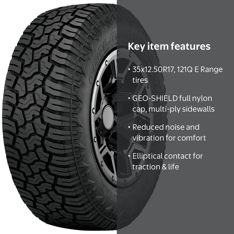 Yokohama Geolandar X-AT 35X12.50R17/10 121Q BW All Season Tire