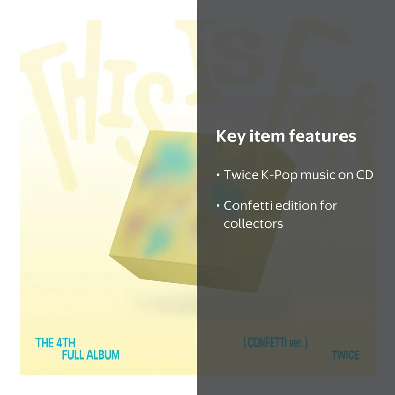 Twice - THIS IS FOR (CONFETTI ver.) - CD - Walmart.com