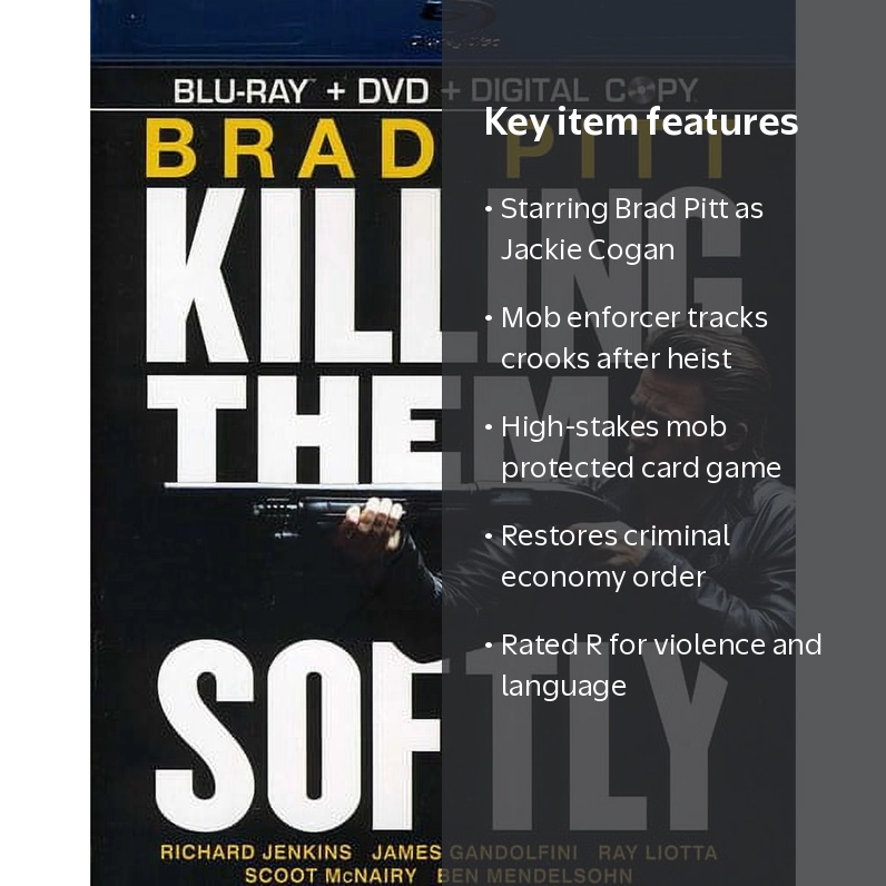 Killing Them Softly (Blu-ray + DVD ) - Walmart.com