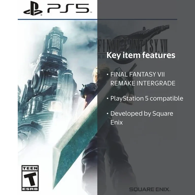 新品 FINAL FANTASY VII REMAKE FF7 リメイク FINAL FANTASY VII REMAKE INTERGRADE, Square Enix, PlayStation 5
