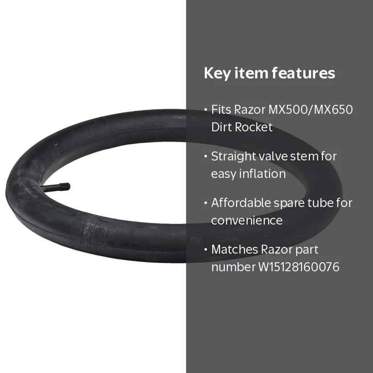 AlveyTech 16x2.125 Inner Tube With Straight Valve Stem for the