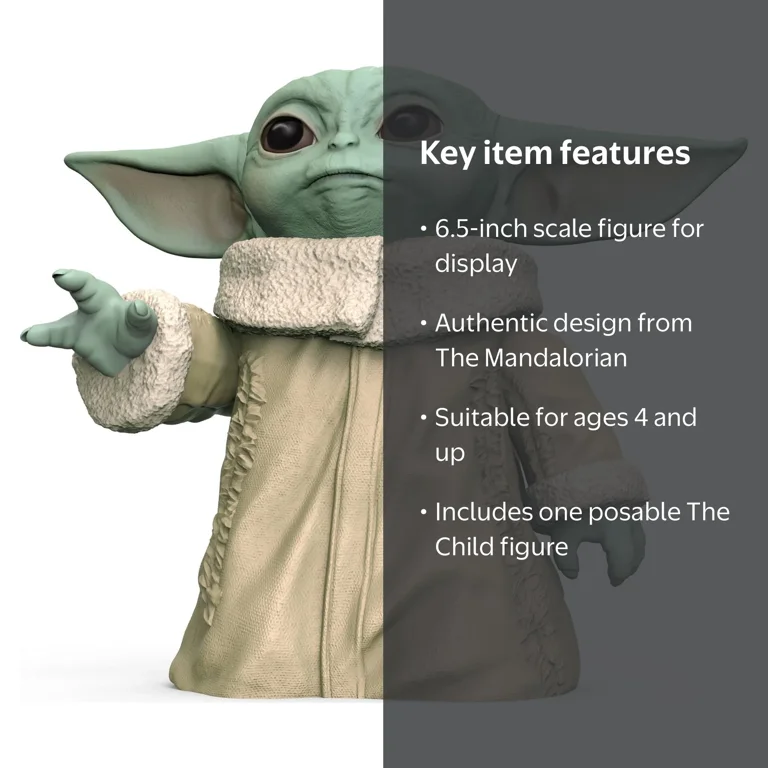 Star Wars, Action Figure, 6.5-inch The Child, Posable Toy for Kids