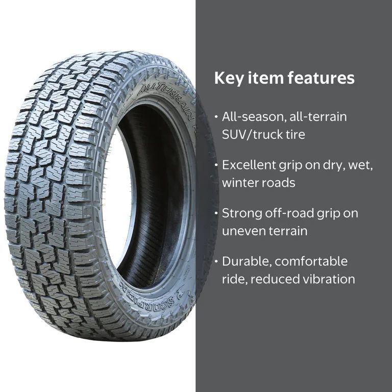 Pirelli, All Terrain Plus Tire, 265/60R18 110H, All Season Off