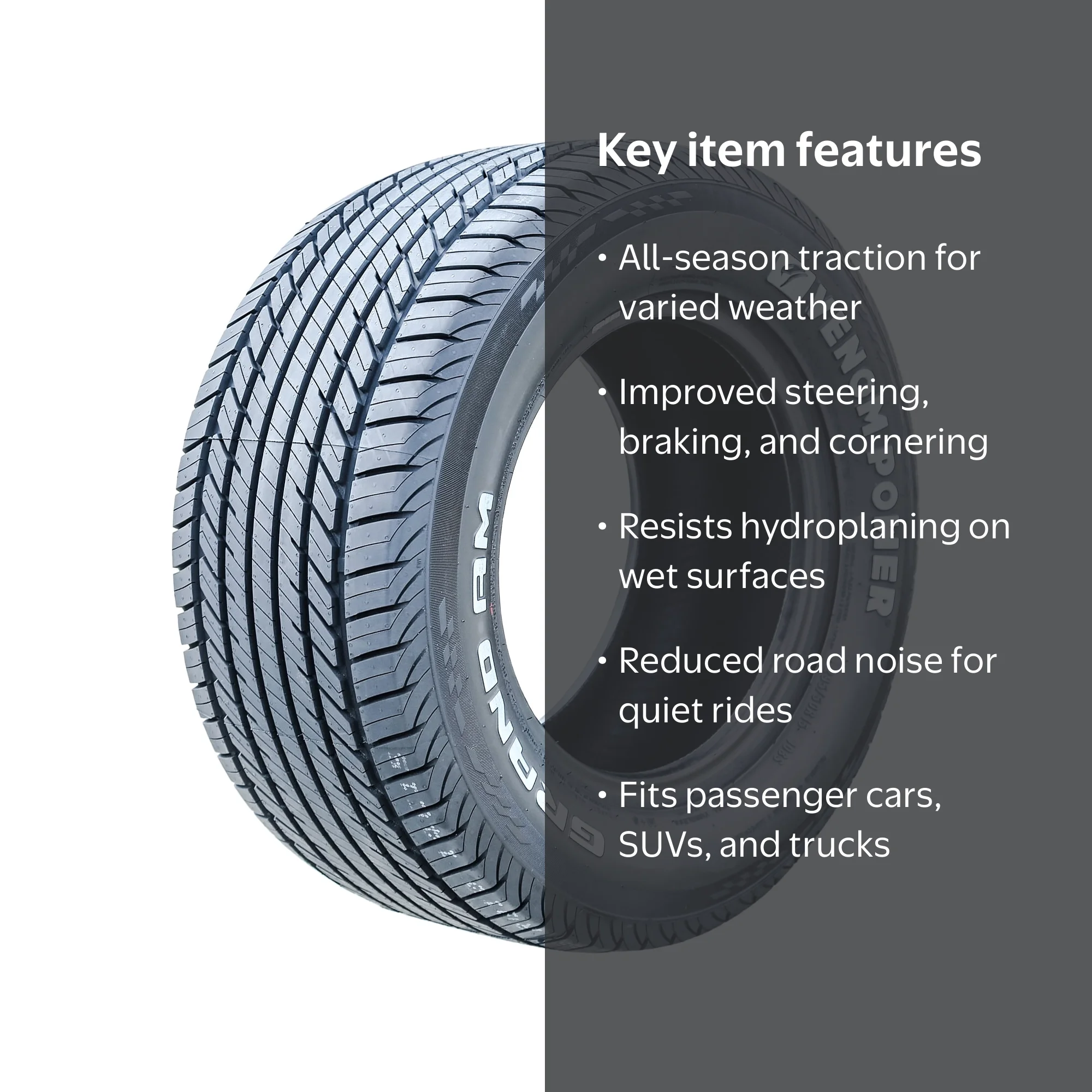 Venom Power Grand AM 295/50R15 108S a/s All Season Tire - Walmart.com