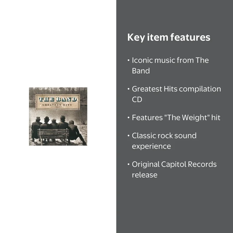The Band - Greatest Hits - Music & Performance - CD - Walmart.com