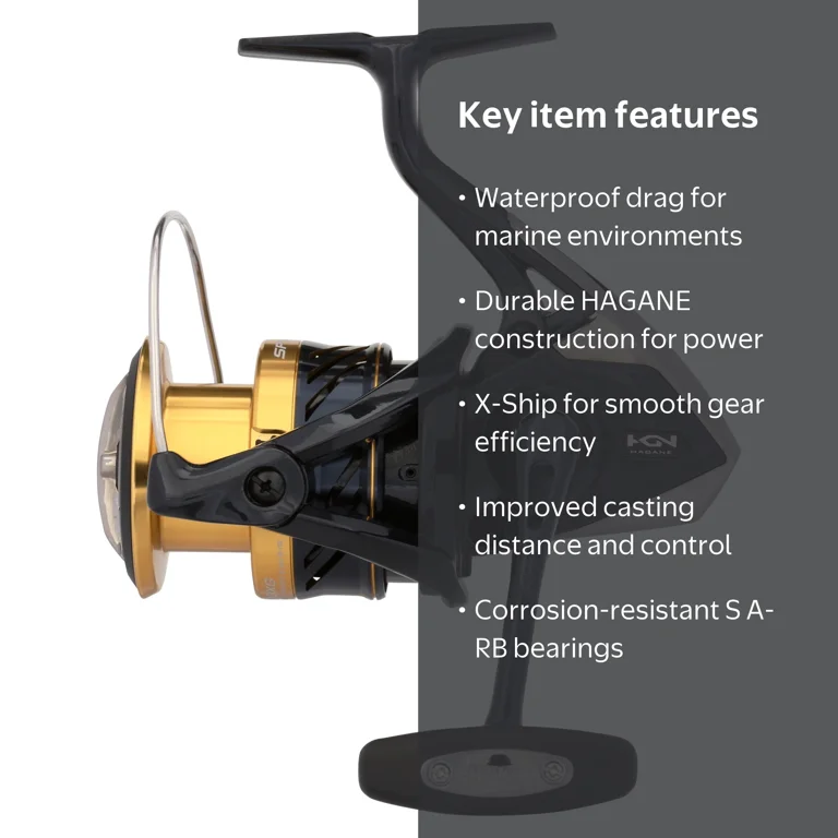 Shimano, Saltwater Spinning Reels, SP4000XGSW, X-Ship CoreProtect