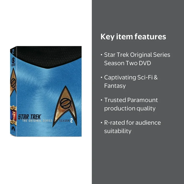 Star Trek: The Original Series: Season 2 (DVD), Paramount, Sci-Fi