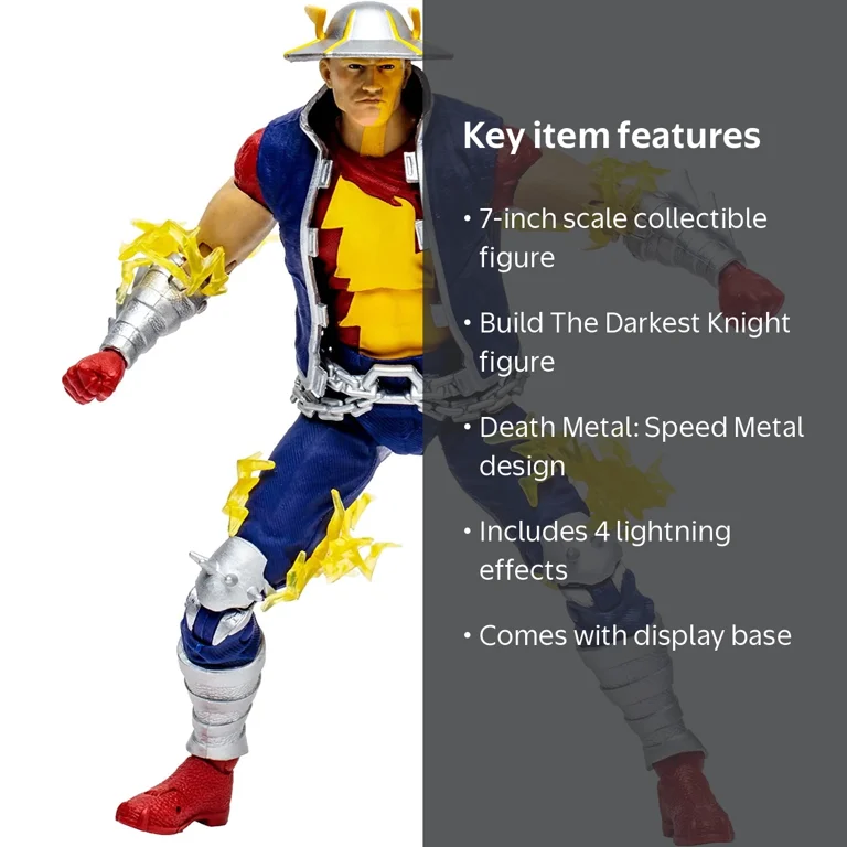 DC Speed Metal Jay Garrick 7-Inch Action Figure with Lightning