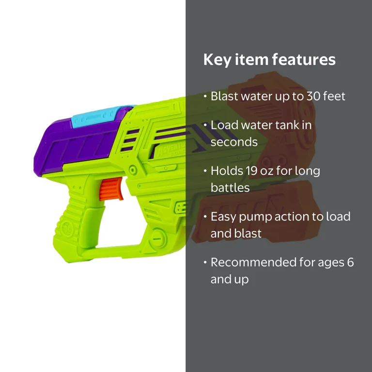 Adventure Force Water Strike Storm Drencher Water Blaster with