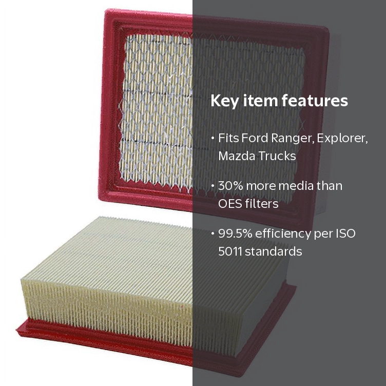 WIX Air Filter 46253 Fits select: 1997-2011 FORD RANGER, 1997-2003