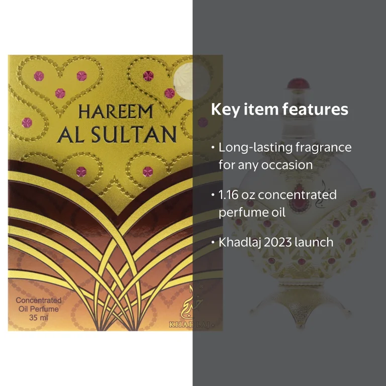 Khadlaj Hareem Al Sultan Gold 1.16 oz Concentrated Perfume Oil