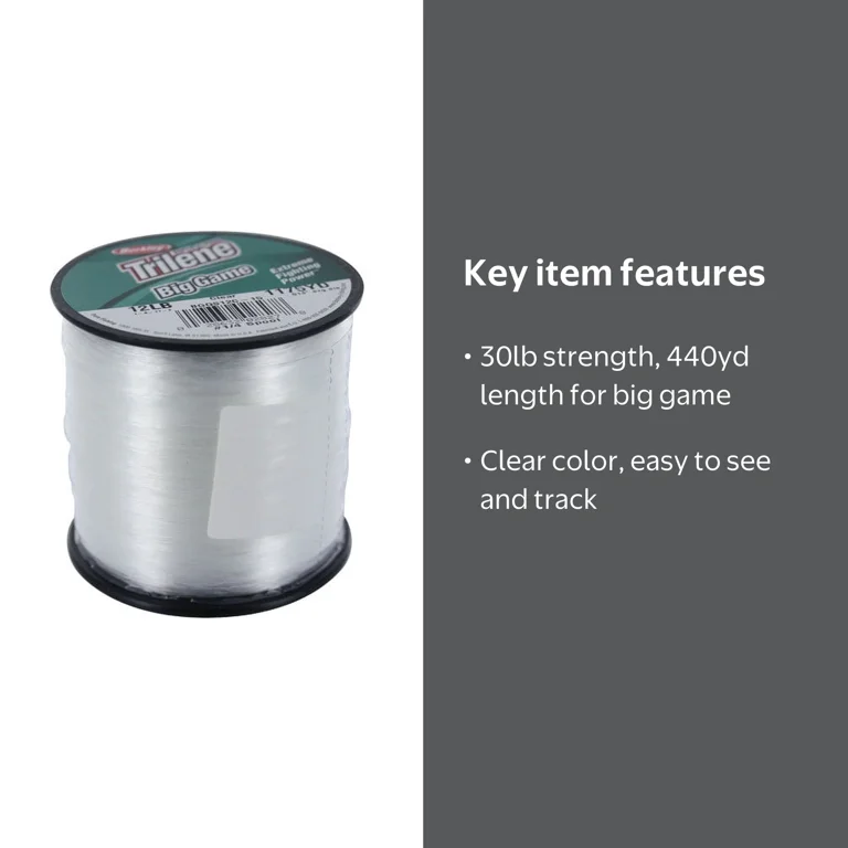 best 30 lb mono fishing line Vicious Ultimate Clear - Test Looking for a top Berkley Trilene Big Game Monofilament