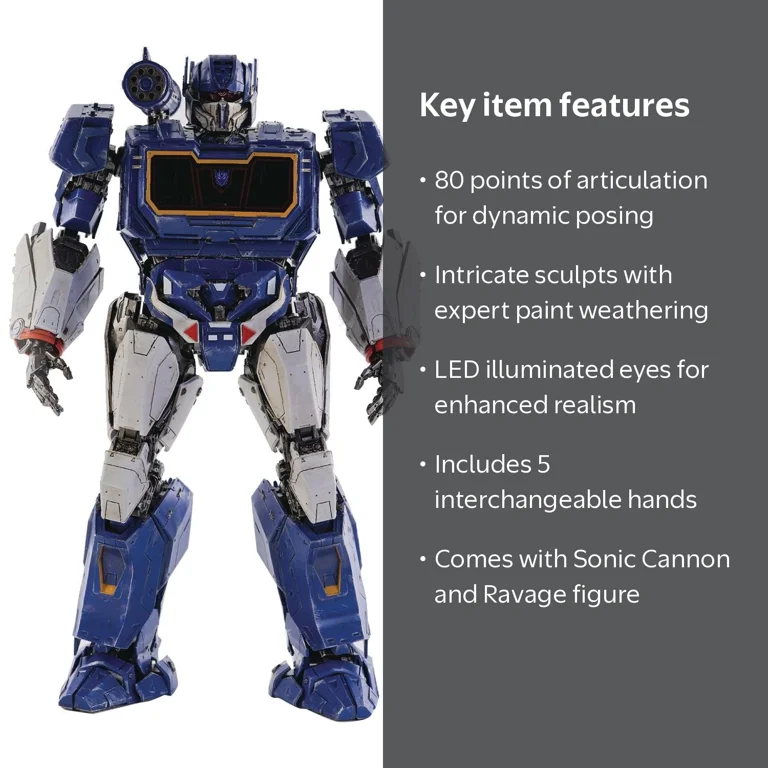 threezero, Action Figure, Transformers Bumblebee Soundwave and