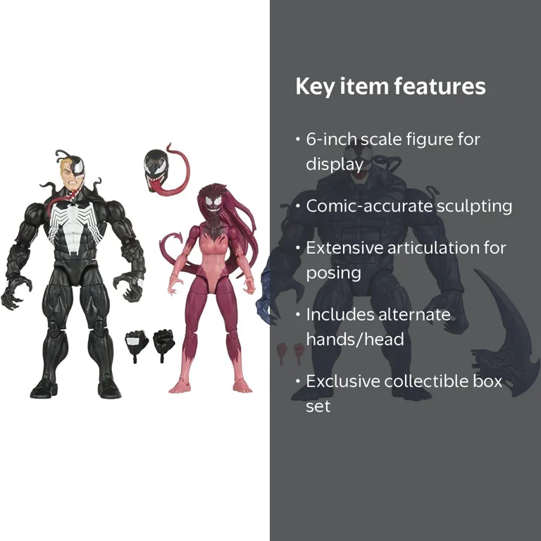 Marvel Legends Series Action Figures: Venom, Agony, & Marvel's