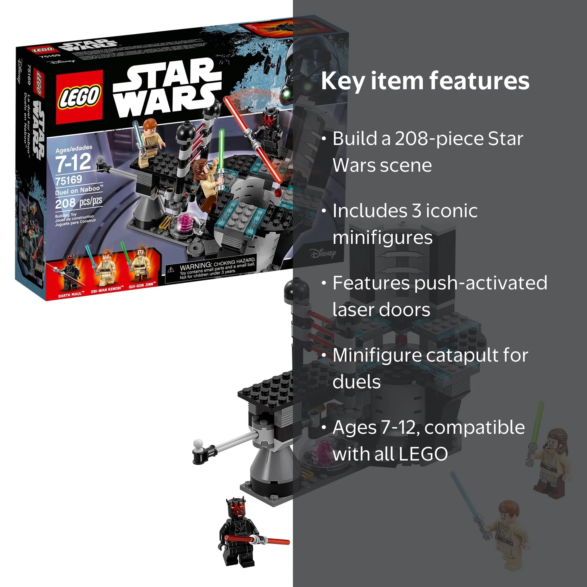 LEGO Star Wars TM Duel on Naboo 75169 (208 Pieces) - Walmart.com