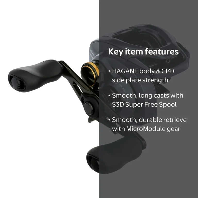 curado e fishing reel Shimano DC Casting Native Watercraft consistent braking overcomes changing conditions Shimano Curado 200E7 Right-Handed Conventional