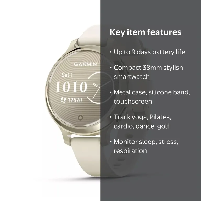 Garmin Lily 2 Active 38 mm Women Small and Stylish GPS Smartwatch