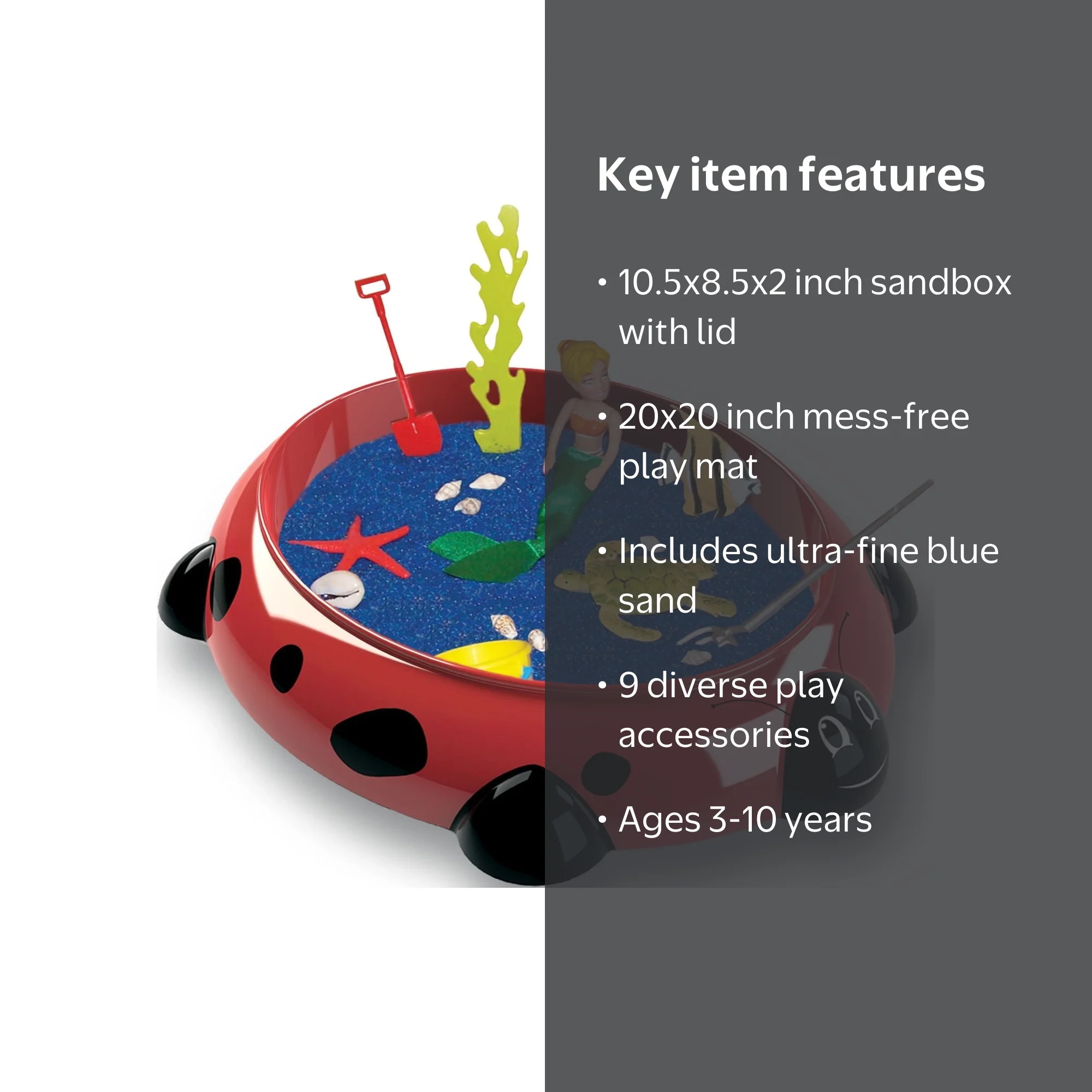 BE Good Company Sandbox Critters Play Set, Ladybug - Walmart.com