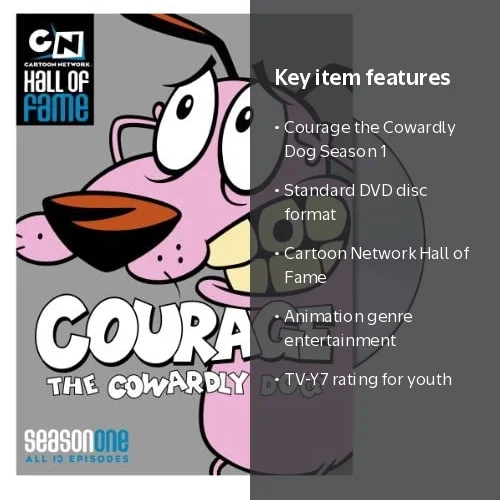 Courage the Cowardly Dog: Season One DVD, Animation, Adventure