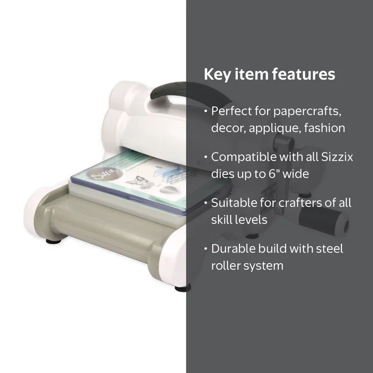 Sizzix, Big Shot Machine, White & Gray, Standard Platform