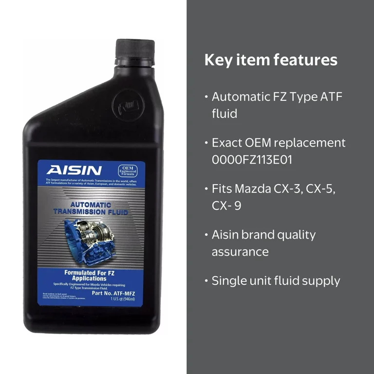 Automatic Transmission Fluid FZ Type ATF Aisin ATF-MFZ For Mazda