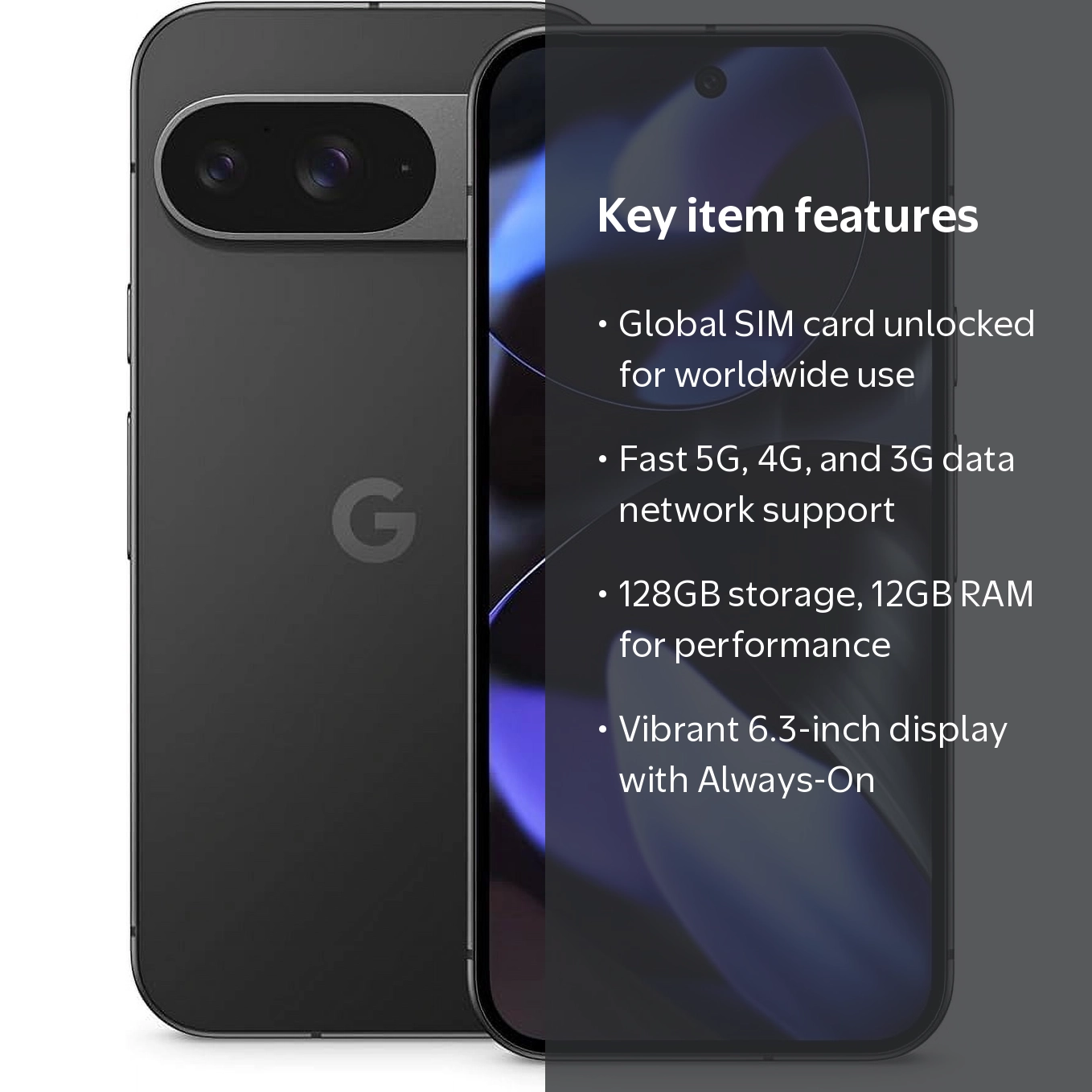 Google Pixel 9 5G (128GB, 12GB) 6.3