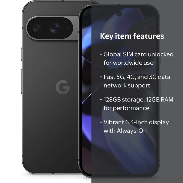 Google Pixel 9 5G (128GB, 12GB) 6.3
