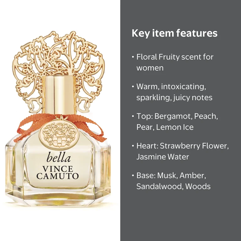 Vince Camuto, Bella Eau de Parfum, 1 fl oz, Floral Fruity Perfume