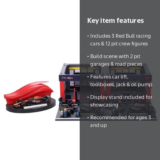 BRUMM 1/43 I Campioni del Mondo 2台セット Bburago 1:43 Formula Racing Paddock Set (Red Bull) - Walmart.com