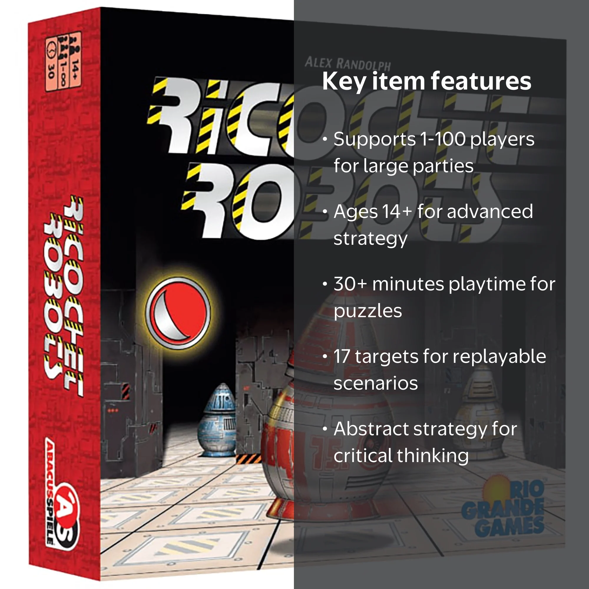 Rio Grande Games: Ricochet Robots - Abstract Strategy Board Game