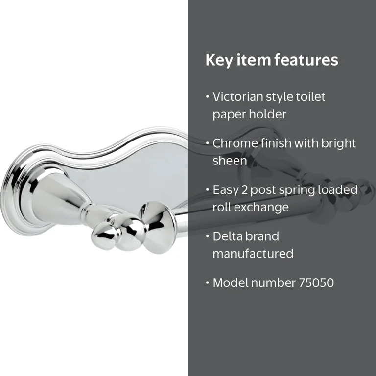 Delta Victorian Toilet Paper Holder 75050 Chrome - Walmart.com