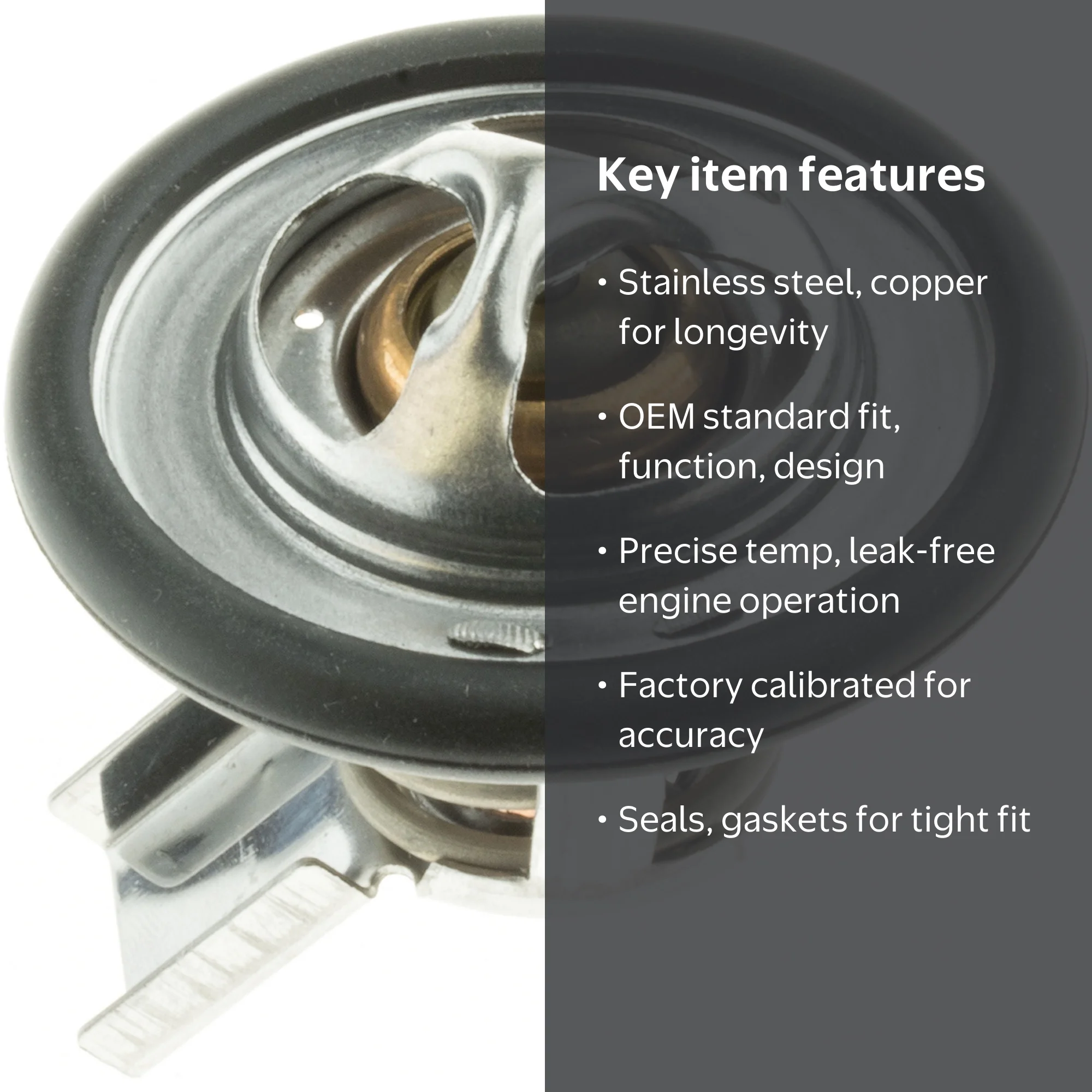 Gates 33913 Thermostat Fits select: 1998-2004 ISUZU RODEO, 1998