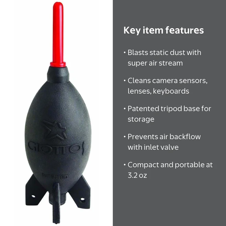 Giottos Rocket Air Blaster, Manual Air Blower with Bulb - Walmart.com