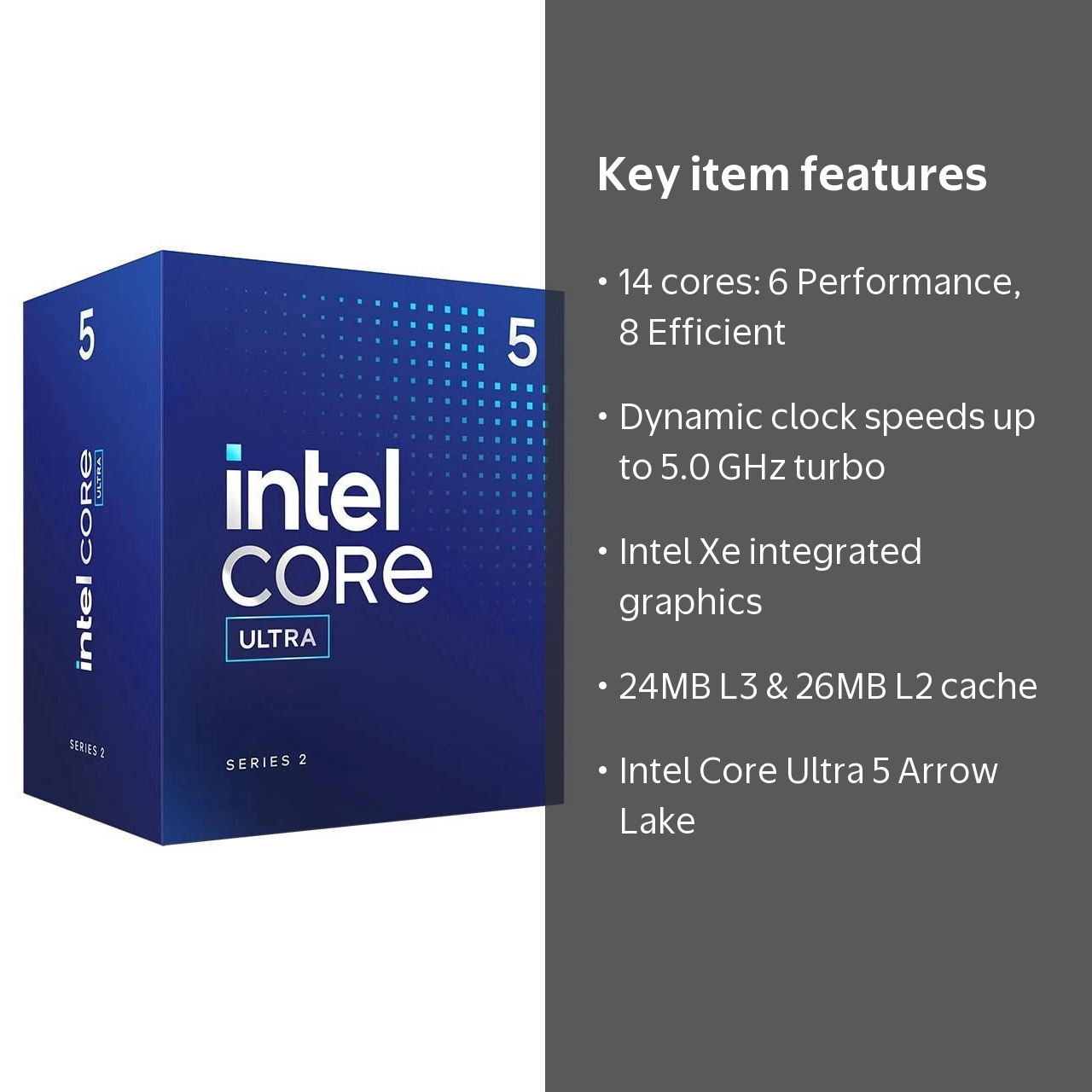 Intel Core Ultra 5 235 - Core Ultra 5 (Series 2) Arrow Lake 14