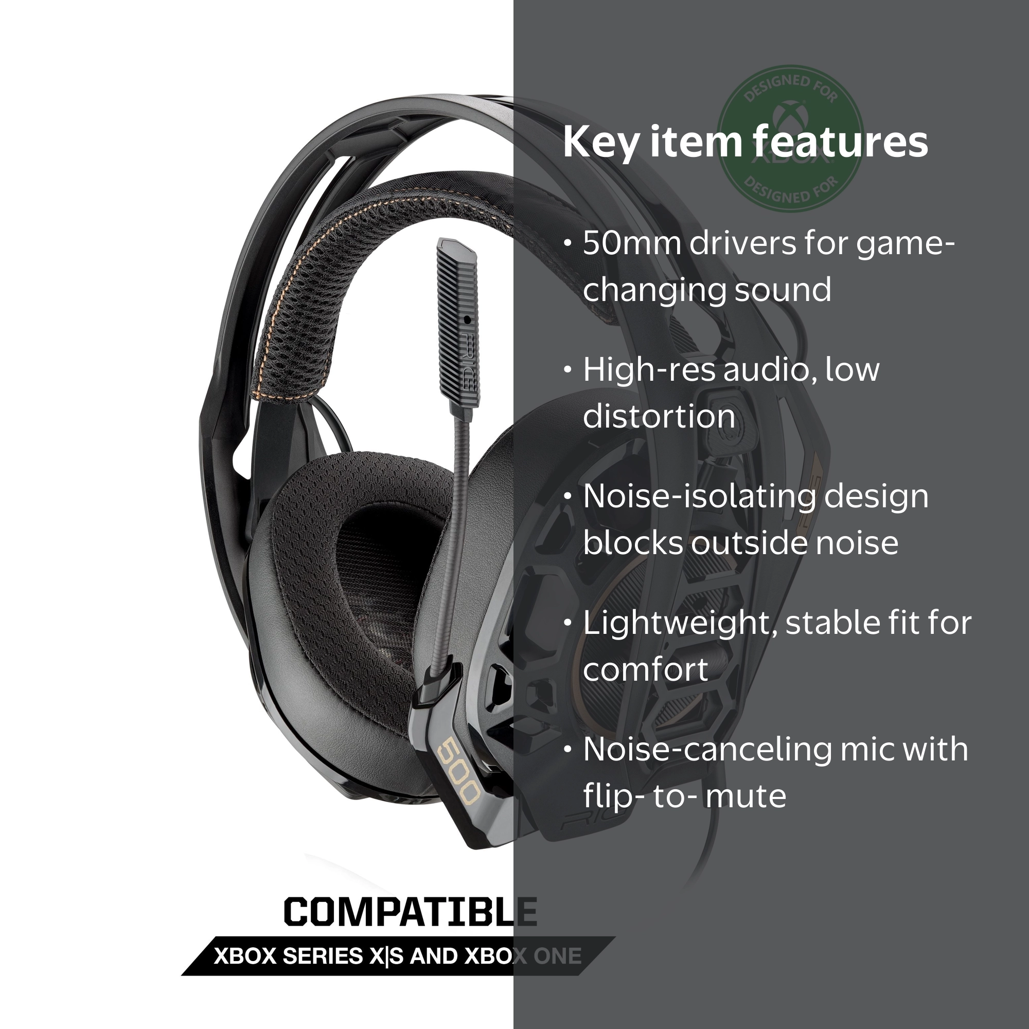 RIG 500 PRO HX Dolby Atmos Headphones for Xbox One - Elite Audio