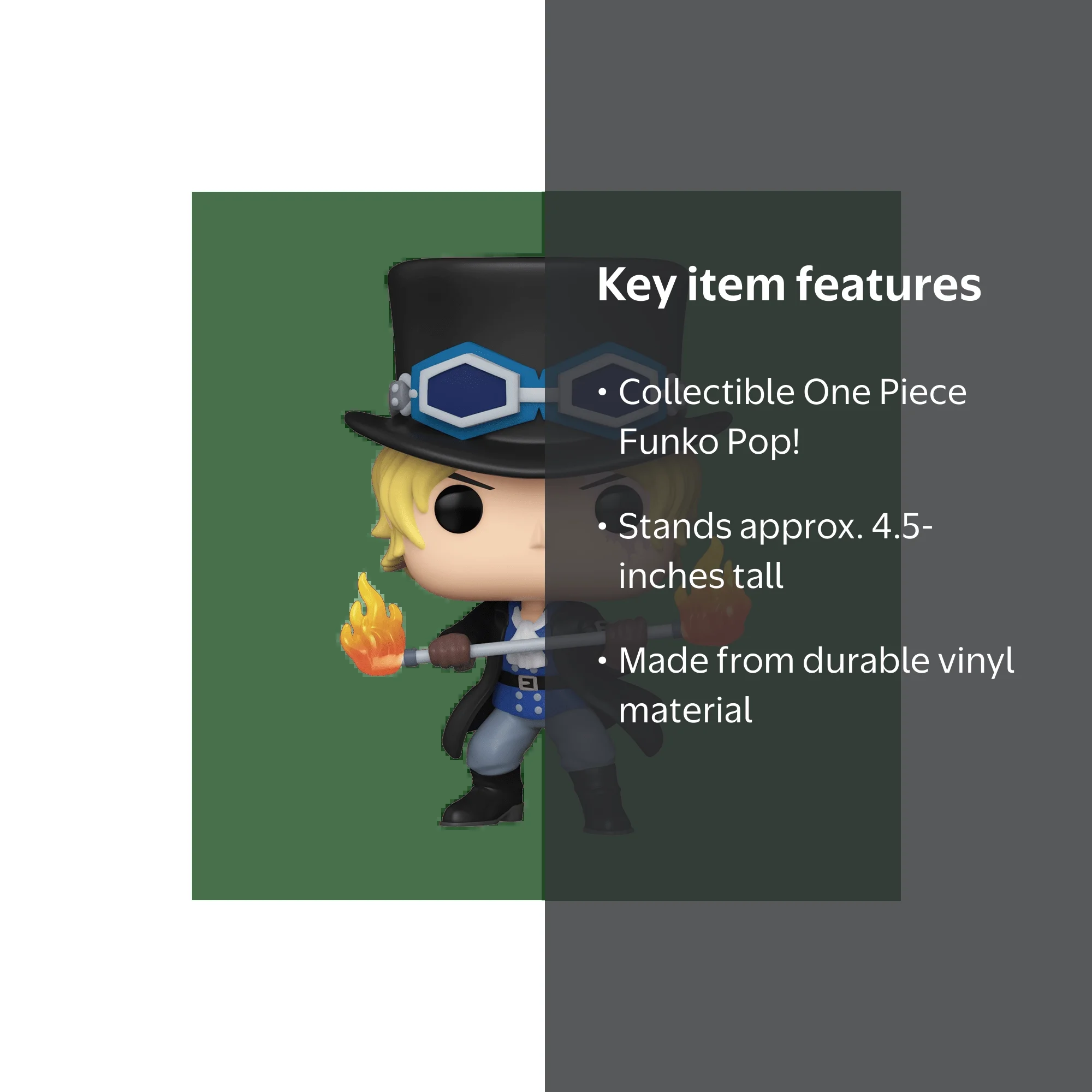 Funko Pop Animation: One Piece Sabo Vinyl Figure, with Collectible