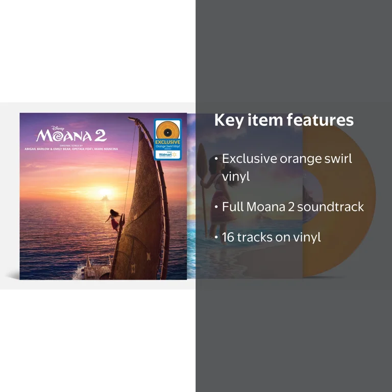Various Artists - Moana 2 (Walmart Exclusive) - Vinyl - Walmart.com