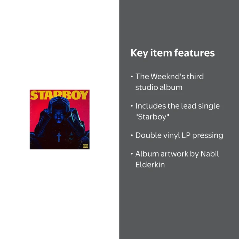The Weeknd - Starboy [VINYL LP] Music Republic Records, 2016