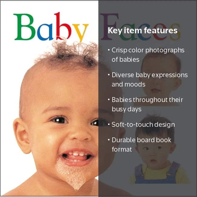DK Bicycles, Baby Faces Board Book, ISBN 9780789436504, Soft-To
