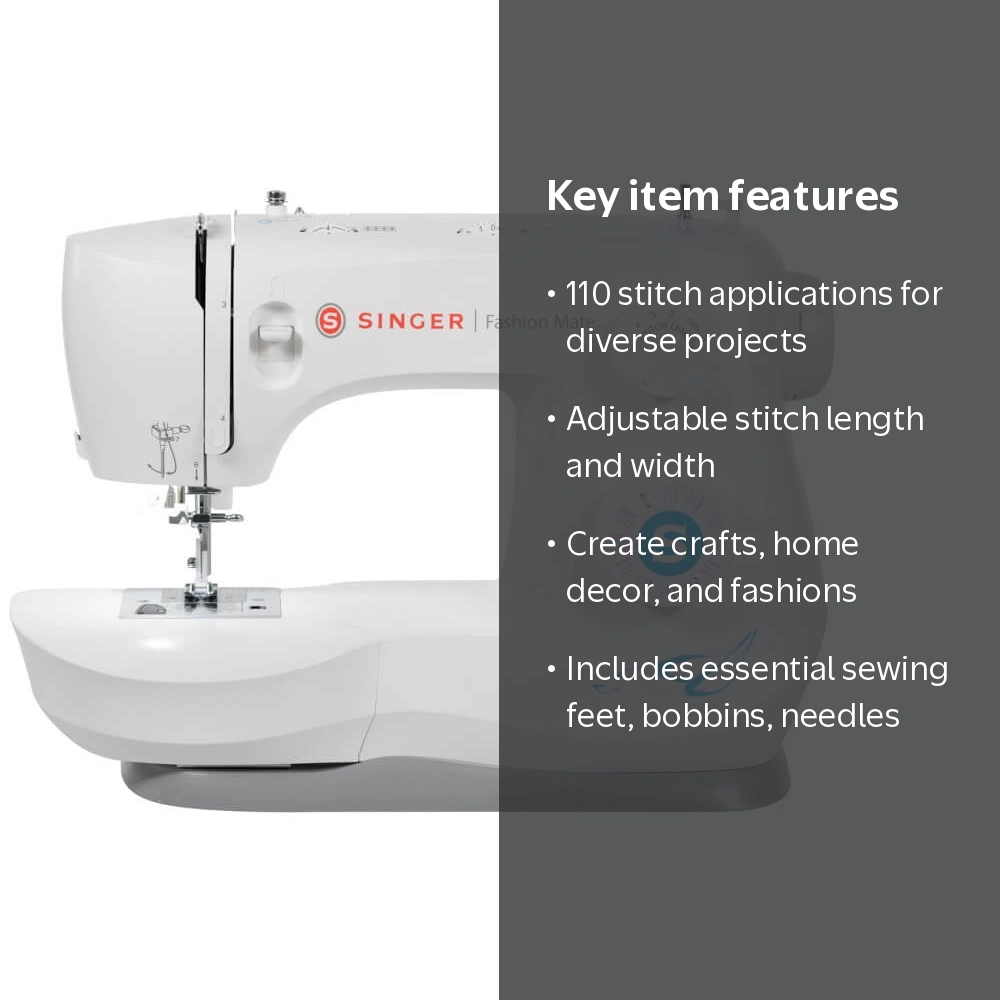 SINGER, Sewing Machine, 3342, Open Box with 110 Stitch