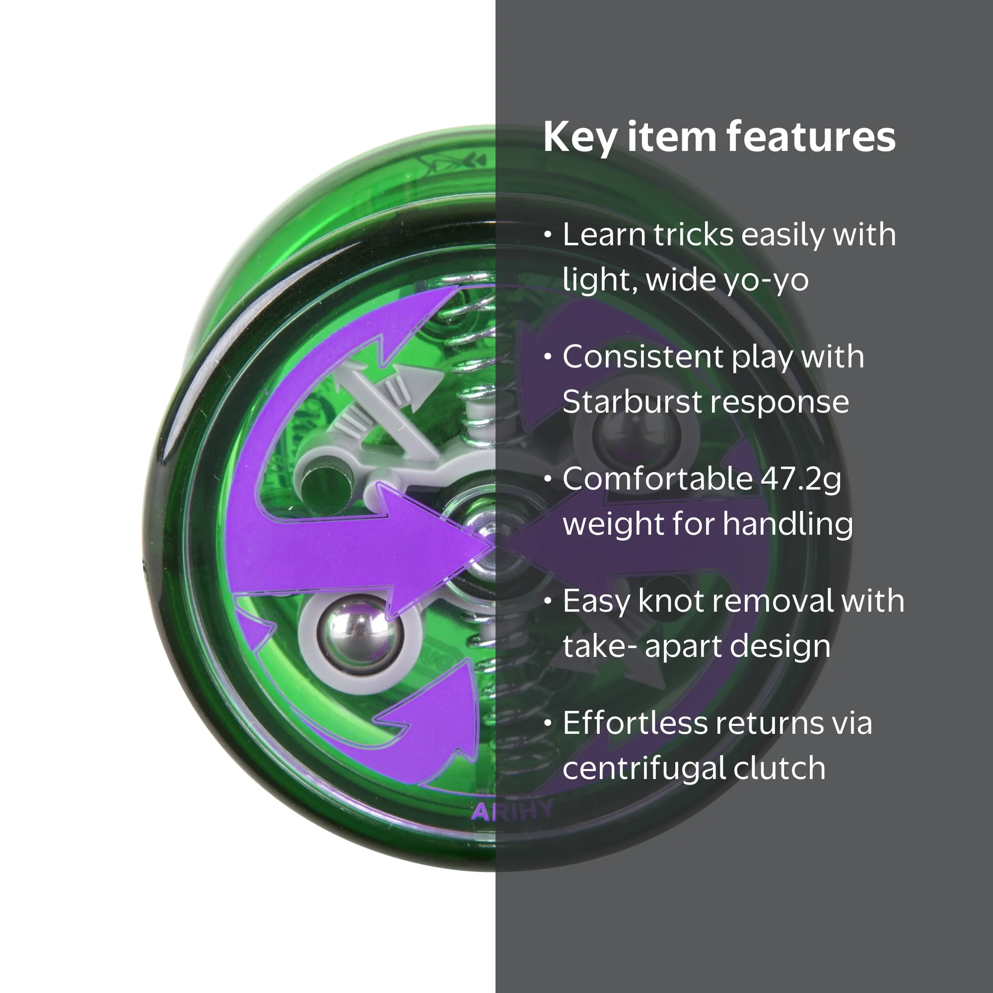 Duncan Toys Reflex Auto Return Yo-Yo, Beginner String Trick Yo-Yo