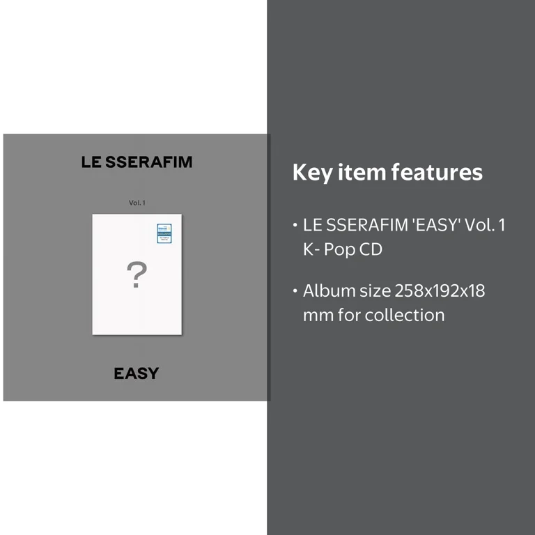 LE SSERAFIM - 3rd Mini Album 'EASY' Vol. 1 (Walmart Exclusive) - K