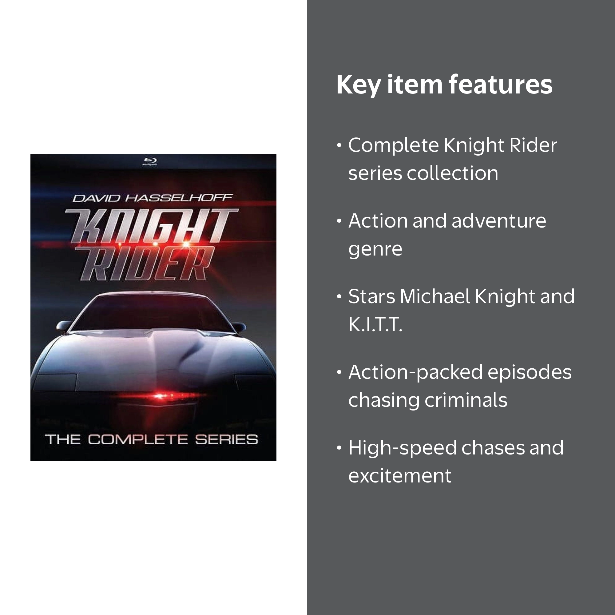 Mill Creek, Complete Series Blu-ray, Knight Rider, Action