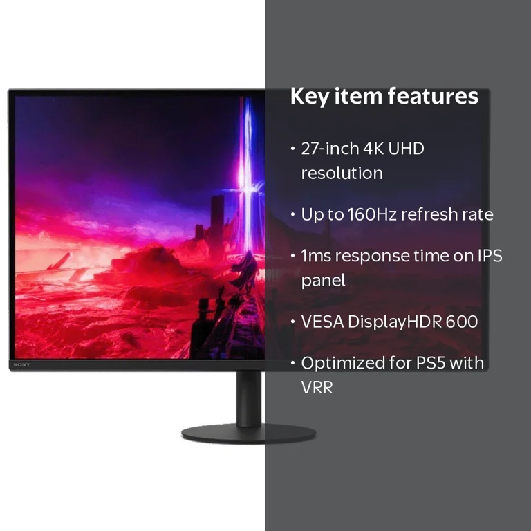 Sony 27” INZONE M9 II 4K 160Hz Full Array LED HDR Gaming Monitor