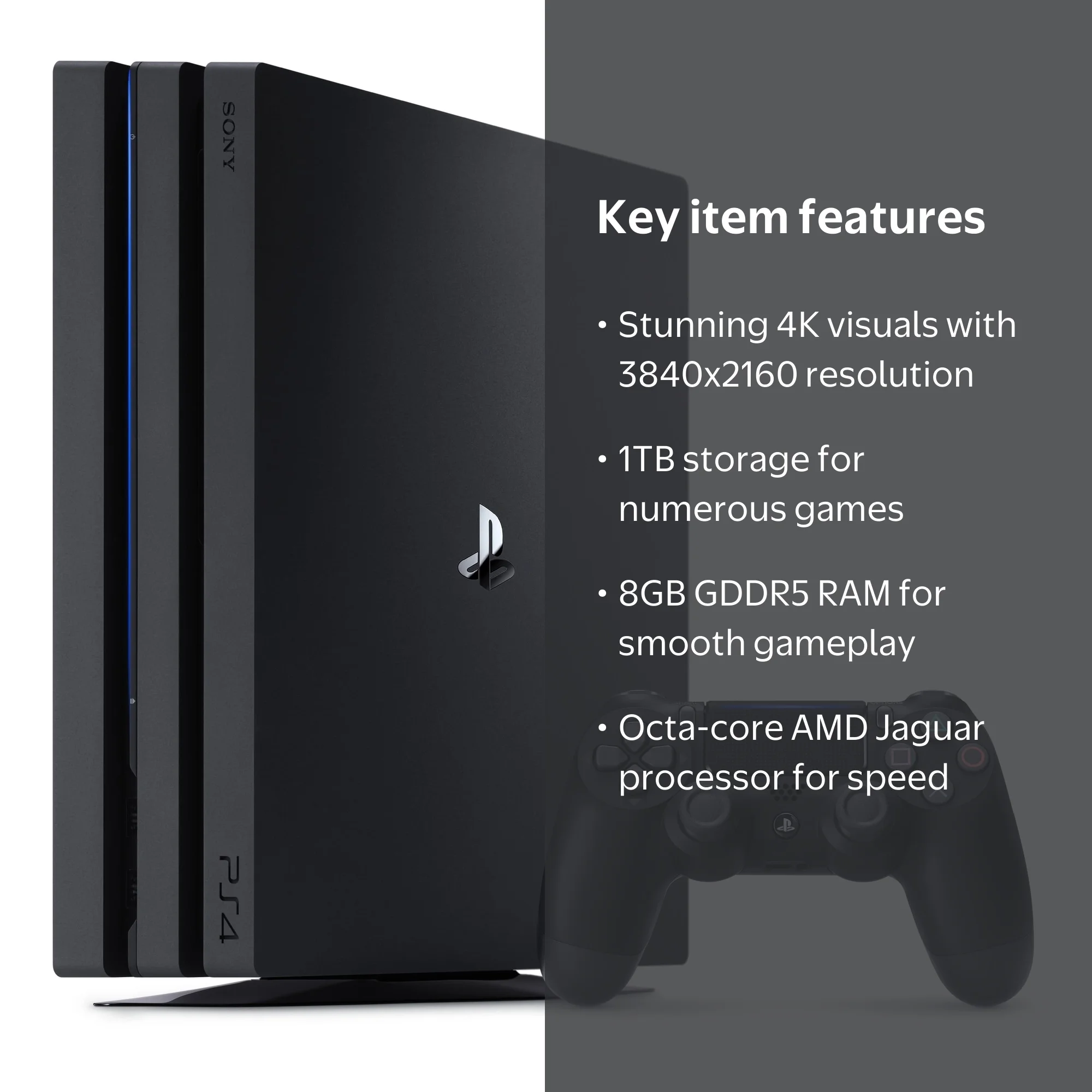 PS4 Pro 1TB Console - Video game tech for energy - Walmart PS4 Pro 1TB Console - Video game tech for energy - Walmart