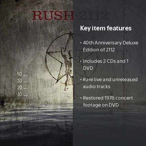 Rush - 2112 (40th Anniversary) - Music & Performance - CD