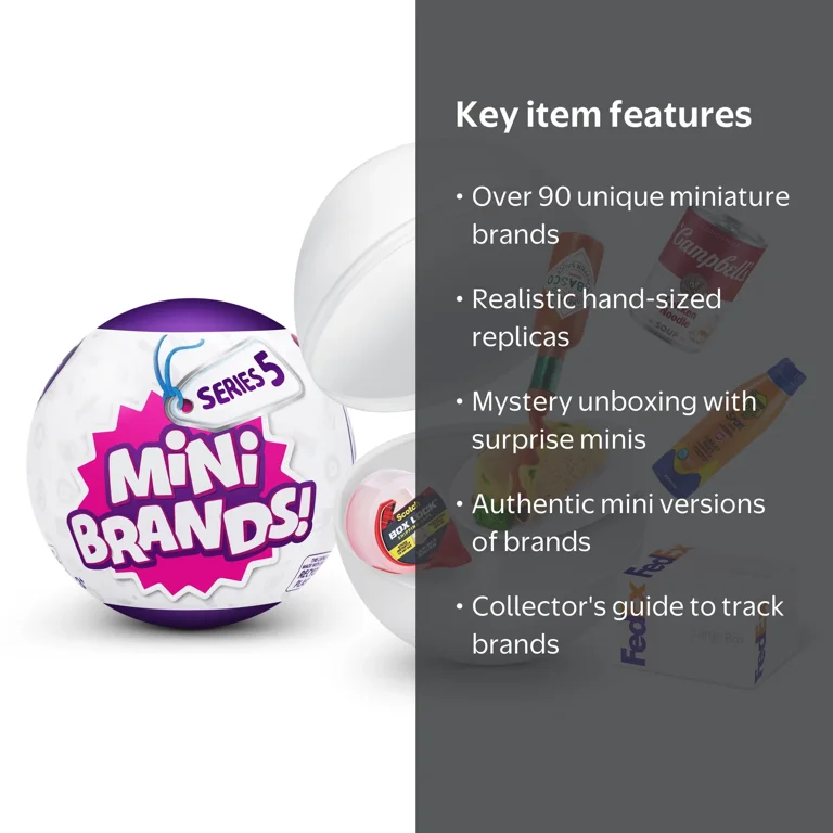 Mini Brands Series 5 Capsule Novelty & Gag Toy by ZURU - Walmart.com