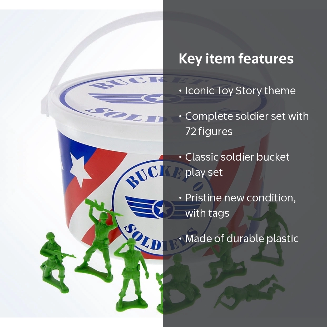 Disney Parks Pixar Toy Story, Bucket O Soldiers (72) Complete Play